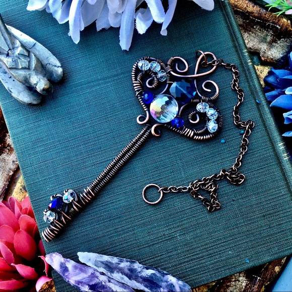amanda jain designs Other - ❤️SOLD❤️Copperwrapped crystal gemstone sun catcher